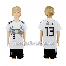 Fußballtrikots Deutschland Muller 13 Kinder Heim Trikotsatz WM 2018